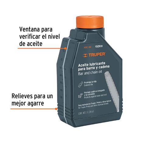 Ficha Tecnica Aceite Lubricante Para Barra Y Cadena De Motosierra Truper