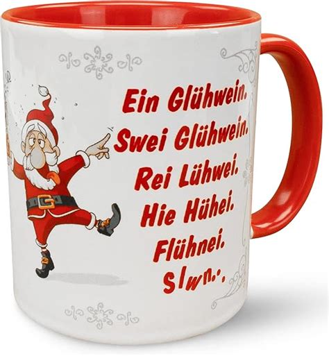 Werbetreff Gera Keramiktasse Mit Name Motiv Gl Hwein Personalisiert