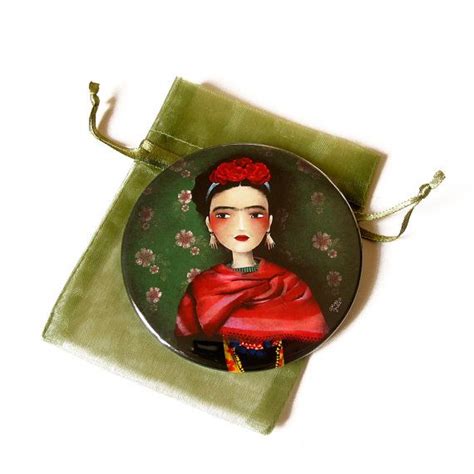 Frida Kahlo Espejo Del Bolsillo Por TheNebulousKingdom En Etsy 9 50