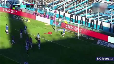 Racing vs Tigre por Liga Profesional el gol de Matías Rojas de tiro