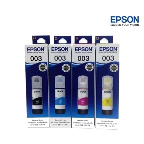 Jual Tinta Epson T T Original Hitam Biru Merah Kuning L