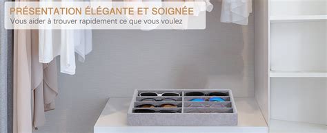 Emibele Bo Te De Rangement Lunettes Organisateur De Bijoux Fentes