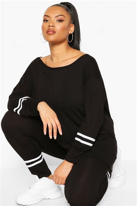 Slash Neck Stripe Detail Lounge Set Aff Spon Ad Stripe Set Lounge Neck