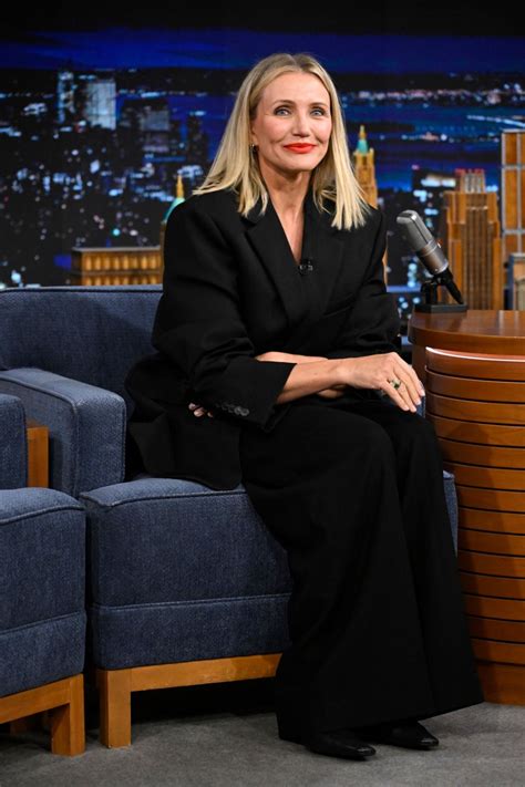 Cameron Diaz The Tonight Show Starring Jimmy Fallon In New York 1025