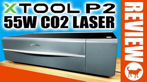 XTool P2 Desktop 55W CO2 Laser Cutter And Engraver Review Curved