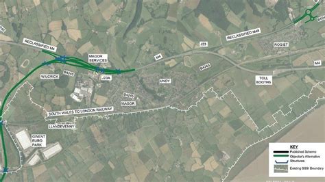 M4 Relief Road Would Swamp Tiny Village Residents Say Bbc News