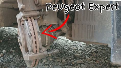 How To Change Front Brake Pads On Peugeot Expert Tepee Youtube