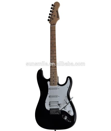 Sunsmile Guitar Black Color Electric Guitar Sst 20 High Quality