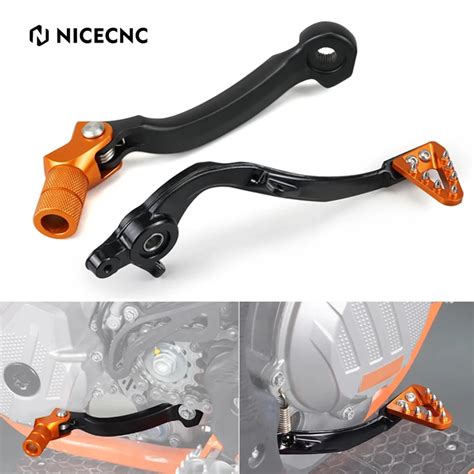 Nicecnc Adjustable Forged Brake Pedal Lever Shift Lever For Ktm Exc