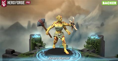 Ahazu Warrior Made With Hero Forge