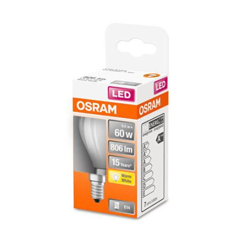 Osram Ampoule Led E14 5 5 W Classic P 2 700 K Luminaire Fr