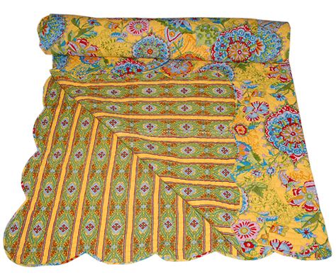 Indian Handmade Quilt Block Print Jaipur Quilt Jaipuri Cotton Quilt