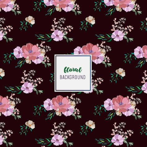 Premium Vector | Floral pattern background