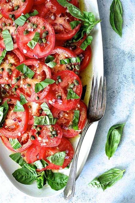 Easy Fresh Tomato Salad - From A Chef's Kitchen