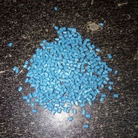 Sky Blue HDPE Granules For Plastic Industry Packaging Size 25 Kg At