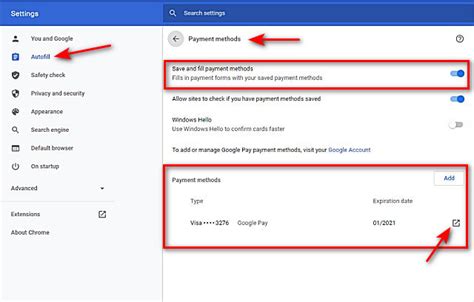 How To Remove Or Edit Saved Credit Card Information In Chrome Firefox And Edge Majorgeeks