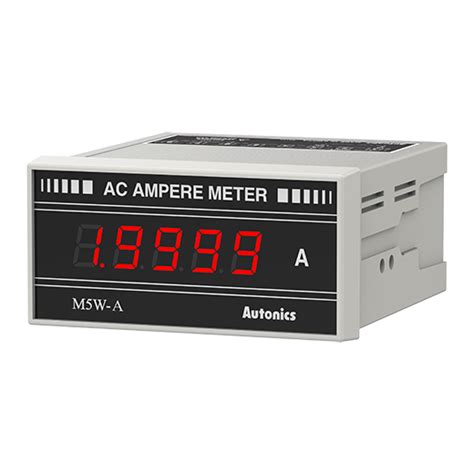 M W Aa Digital Ammeters Autonics My