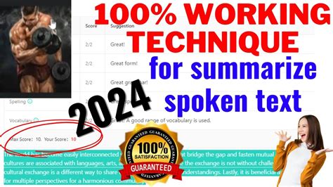 Summarize Spoken Text Template Pte How To Improve Listening Youtube