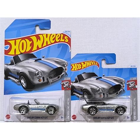 Hot Wheels Shelby Cobra Sc Zamac Case K L Long Short