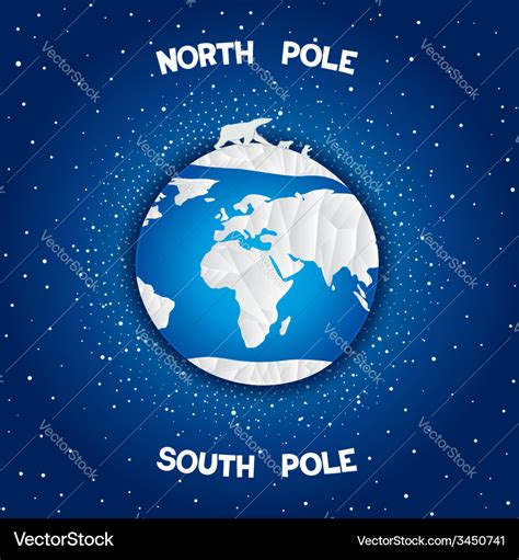 North Pole South Pole Map