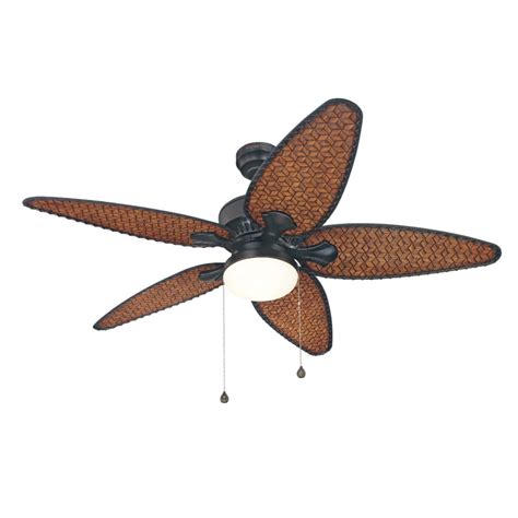 Harbor Breeze 52 In Southlake Aged Bronze Outdoor Ceiling Fan With