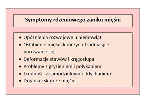 Rdzeniowy zanik mięśni SMA objawy przyczyny i leczenie rdzeniowego