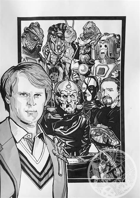 The Fifth Doctor Peter Davison Art By Me Rdoctorwho