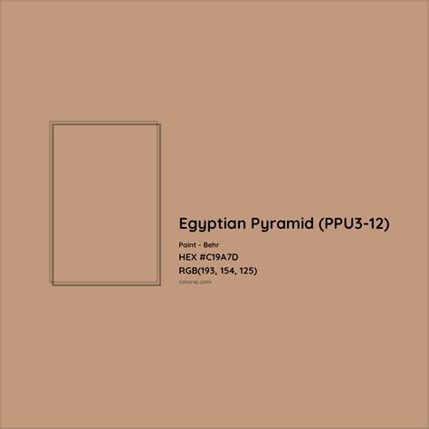 Behr Egyptian Pyramid Ppu Paint Color Codes Similar Paints And