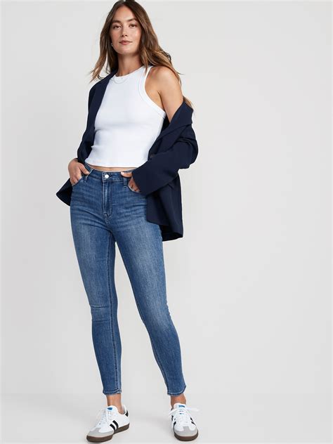 Gap High Rise True Skinny Jeans With Secret Smoothing Pockets Gap