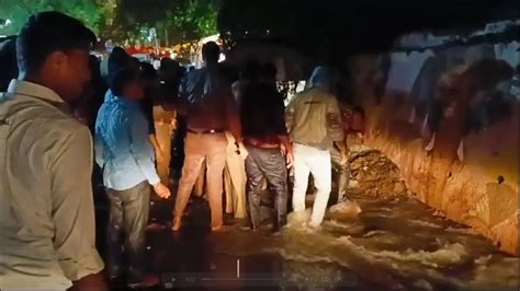 Mahakal Temple Wall Collapses In Ujjain Amid Heavy Rain Two Dead