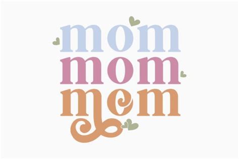 Mom Retro Mothers Day Svg Graphic By Svg Box · Creative Fabrica