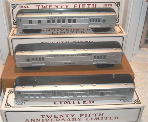 Lionel 0 3 CAR TCA PASSENGER SET BAGGAGE DINER COMBINE