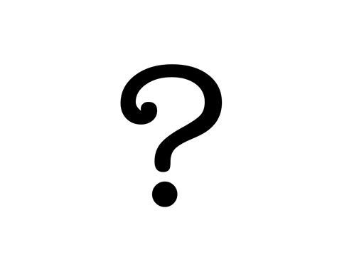 Black Question Mark Free PNG PNG Play