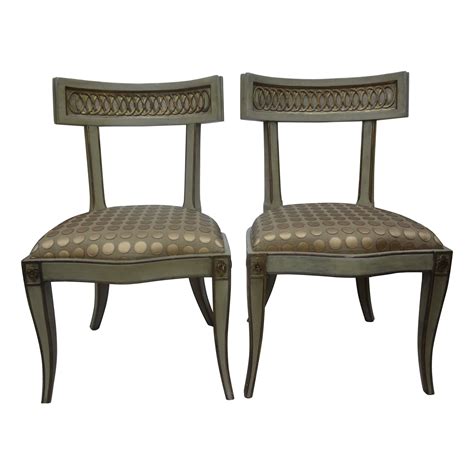 A Pair Of Danish Klismos Chairs At 1stdibs