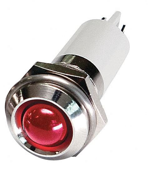 GRAINGER APPROVED Round Indicator Light LED Lamp Type 24V DC Voltage