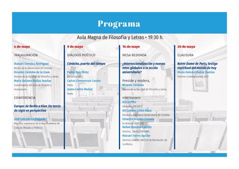 Actualidad Universitaria El Aula De Humanismo Y Religi N De La Uco