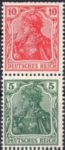 Stamp Germania Kriegsdruck German Realm Germania Mi Dr S Aa