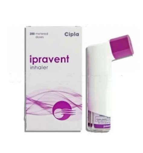 Ipravent 20mcg Ipratropium Bromide Respirator Solution Inhaler At Rs