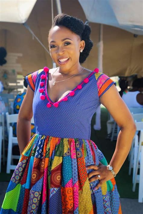 South Africa Shweshwe Dresses Styles Isishweshwe Outfit Pretty 4