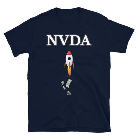 Nvidia Stock Ticker T Shirt Nvda Stock Market Investor And Trader T