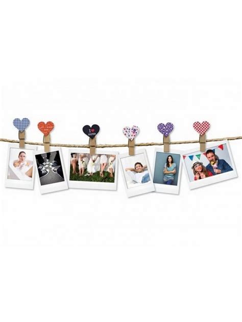 Fujifilm Instax Heart Wooden Clips