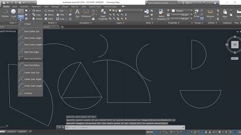 Lesson 4 Of 50 Arc Command In Autocad For Mechanical Engineering YouTube