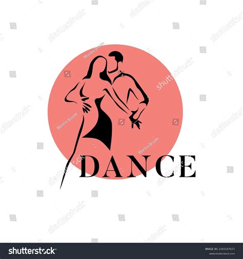 Dancing Couple Man Woman Vector Illustration Stock Vector Royalty Free