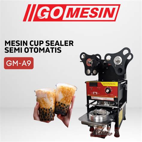 Jual Cup Sealer GOMESIN GM A9 Mesin Press Cup Sealer 22oz Original