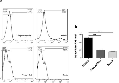 Flow Cytometry Analysis For Intracellular Ros Assay In Sscs A Graphs