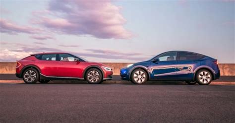 2022 Tesla Model Y Vs Kia EV6 Comparison Review Flipboard