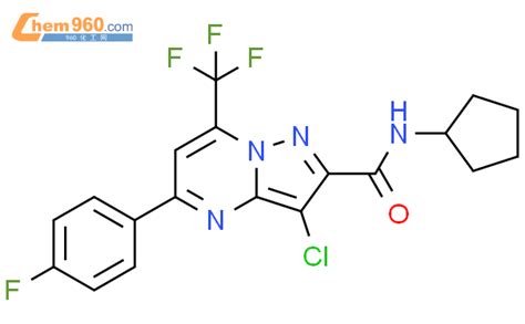 309291 85 8 3 Chloro N Cyclopentyl 5 4 Fluorophenyl 7