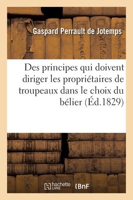 Des Principes Qui Doivent Diriger Les Propri Taires De Troupeaux Dans