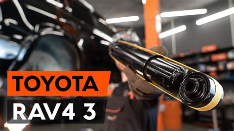 How To Change Rear Shock Absorber On Toyota Rav 4 3 Xa30 Tutorial