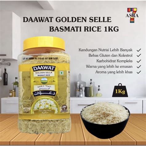 Jual BERAS BASMATI DAAWAT 1KG Shopee Indonesia